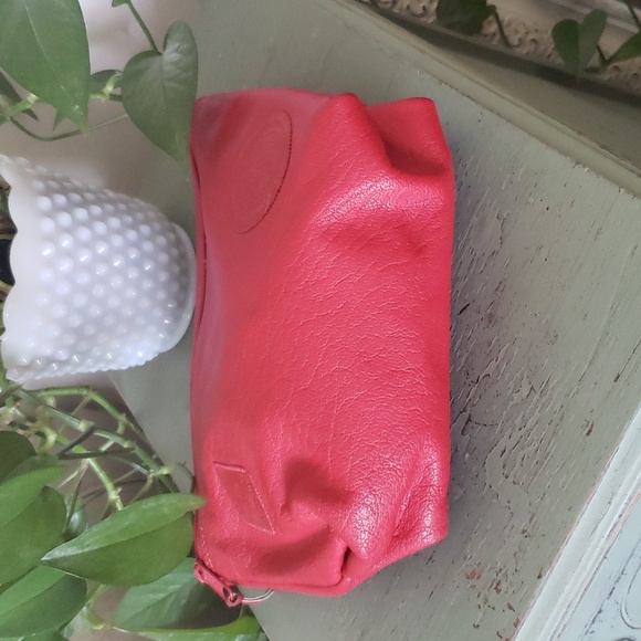 Vintage Carlos Falchi Red Leather Crossbody Bag - Picture 6 of 11